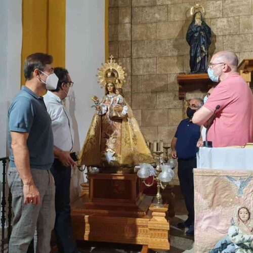 Finalizada la restauración de la Virgen de la Estrella, patrona de El Herrumblar